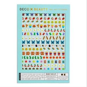 DECO BEAUTY Nail Art Sticker Set ~ SUNNY SIDE UP ~ NWT
